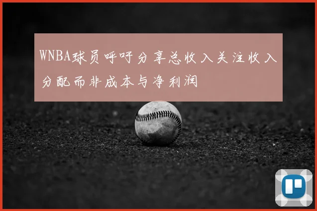 WNBA球员呼吁分享总收入关注收入分配而非成本与净利润